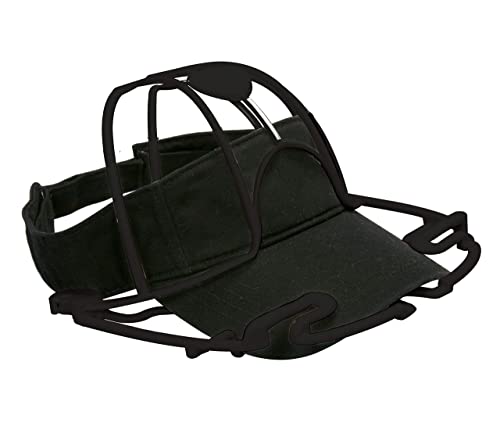 Perfect Curve Cap Washer - Hat and Visor Cleaning Rack. for Hats with Flat and Curved Brims. Made in USA. - color: Black