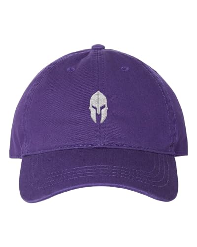 Go All Out Adult Spartan Warrior Helmet Embroidered Hat - color: Purple