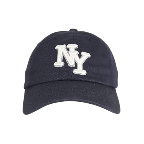 NY 3D Embroidered Dad Hat - New York Baseball Cap - color: Navy