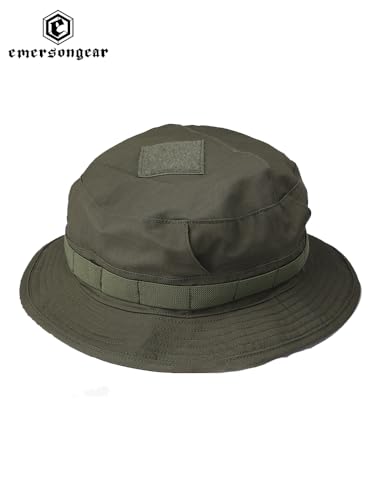 EMERSONGEAR Sunproof Short Brim Hat Tactical Boonie Hats for Men Women Outdoor Sport Hunting Fishing - color: Ranger Green