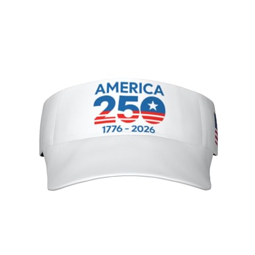 United States 250th Anniversary Hat America Patriotic Visor Caps for Women Men Adjustable Sun Hat - color: Usa 250th Anniversary 9
