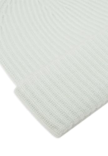 Style Republic Women’s Chunky Knit Beanie, 100% Pure Cashmere Cap, Soft & Stretchy, Warm Hat for Autumn, Winter, Spring - color: Fog Green