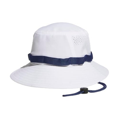 adidas Men's Victory Bucket Hat Boonie - color: White/Dark Blue/Better Scarlet/5, size: Large-X-Large