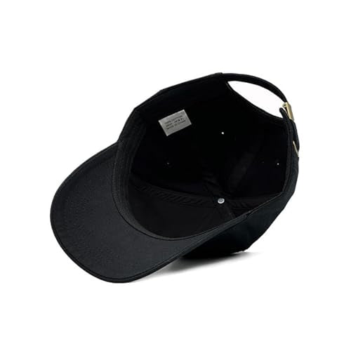 5 Panels Men's Baseball Caps High Crown Structured Cotton Blank Baseball Hats Oversize Curved Brim Sun Hats K316 - color: Beige