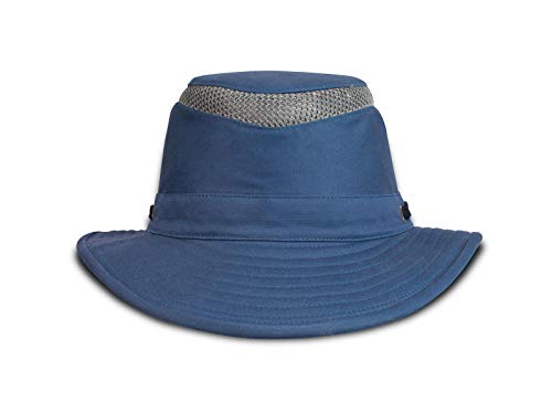 Tilley T5MO Adventure Airflo Hat, UPF 50+ Men's Sun Hat - color: Blue, size: 7 3/8
