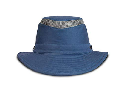 Tilley T5MO Adventure Airflo Hat, UPF 50+ Men's Sun Hat - color: Blue, size: 7 1/8