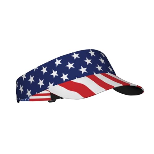United States 250th Anniversary Hat America Patriotic Visor Caps for Women Men Adjustable Sun Hat - color: American Flag 5