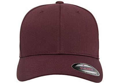 Flexfit Men's Athletic Baseball Fitted Cap - color: Maroon, size: Large-X-Large
