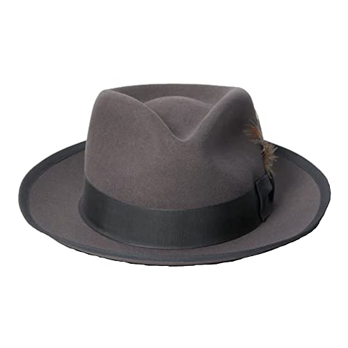 Stetson Whippet Wool Fedora - color: Caribou, size: Medium