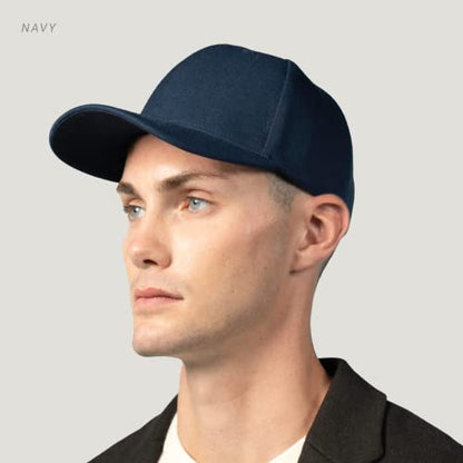 2-Pack Classic Structured Baseball Cap Adjustable Snapback Ball Caps - color: Black