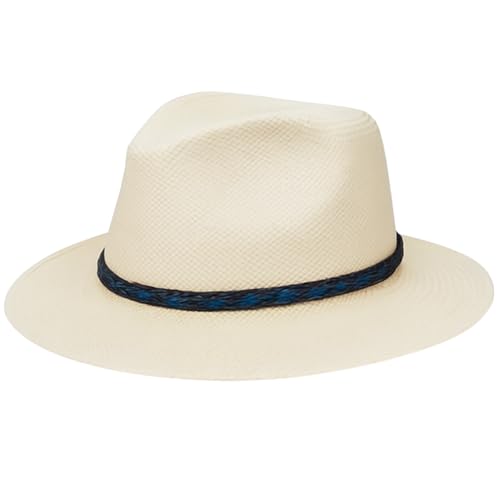 Gamboa Horsehair Hat Band for Cowboy Hats - color: Blue and Gray