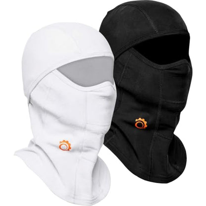 GearTOP Balaclava Ski Mask for Men and Women, Winter Motorcycle Face Mask - color: Black & White