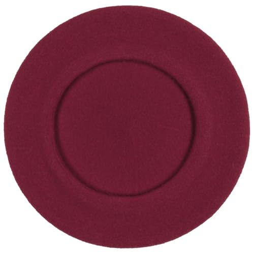 Women's Beret Cashmere Wool French Hat Made in EU Women Autumn Winter - color: Bordeaux, size: 6 7/8