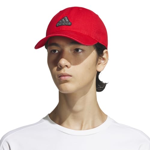 adidas Men's Ultimate Hat Baseball Cap - color: Better Scarlet/Black/Grey Six