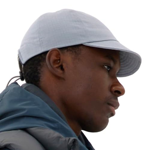 UNDERCONTROL Colorful Cycling Supplex Cap UPF 40 Low Profile Short Brim Foldable Quick Dry Outdoor Sports Adjustable hat - color: Cn Rip Grey