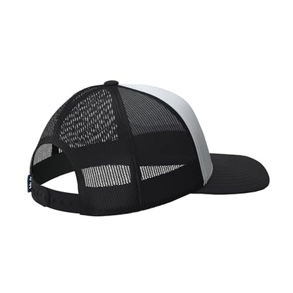 Mens Trucker Hat, Anti-Glare Snapback Fishing Hat for Men - color: Fletch N' Bones - Black