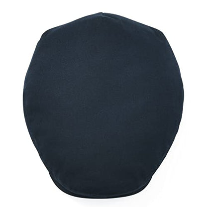 STARANCE Men Thin Cotton Gatsby Newsboy Cap - color: Navy, size: 7 3/4
