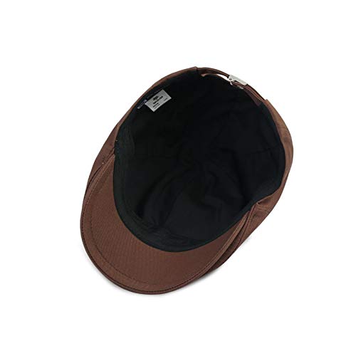 WITHMOONS Newsboy Hat Original Clean Up Adjustable Style Ivy Hat MAAD0884 - color: Brown