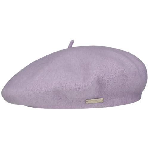 Seeberger Virgin Wool Beret for Women Women - Made in The EU - color: Lilac