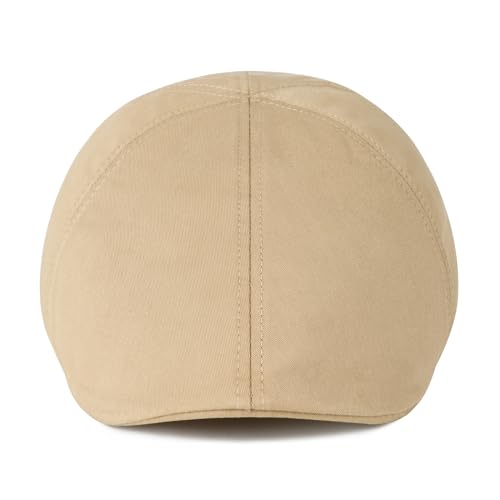 Toddler Cotton Ivy Newsboy Cap - color: Khaki, size: 4-5T