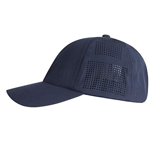 HH HOFNEN Women Quick Drying Baseball Cap Sun Hat Unstructured Golf Hat - color: #1 Navy