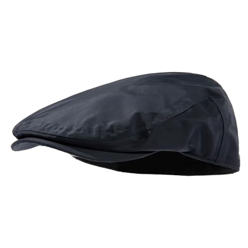 TOP-EX UPF 50+ Waterproof Newsboy Flat Cap for Men, XL/XXL - color: Navyblue_616 (Waterproof), size: Medium-Large