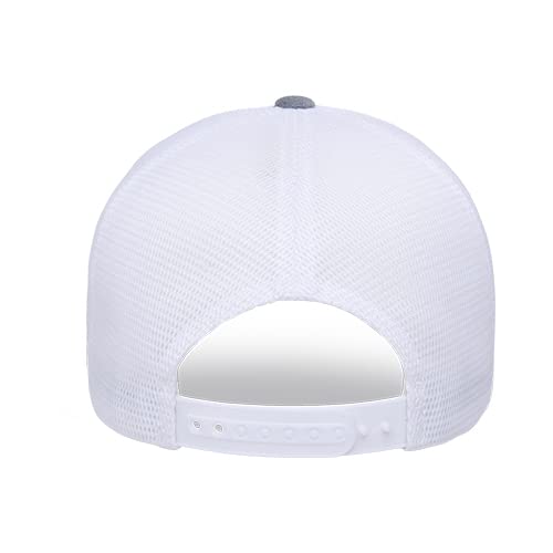 Flexfit 110 Mesh Cap One Size - color: Heather/White, size: One Size