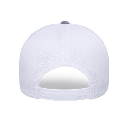 Flexfit 110 Mesh Cap One Size - color: Heather/White, size: One Size