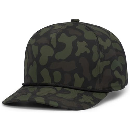 Pacific Headwear Duck Camo 5-Panel Trucker Cap - color: Woodland