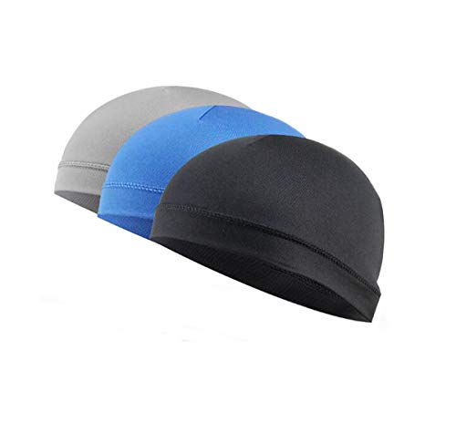 Helmet Skull Caps Sport Cycling Sweat Wicking Helmet Liner Quick Dry Running Hat for Men and Women - color: Purple
