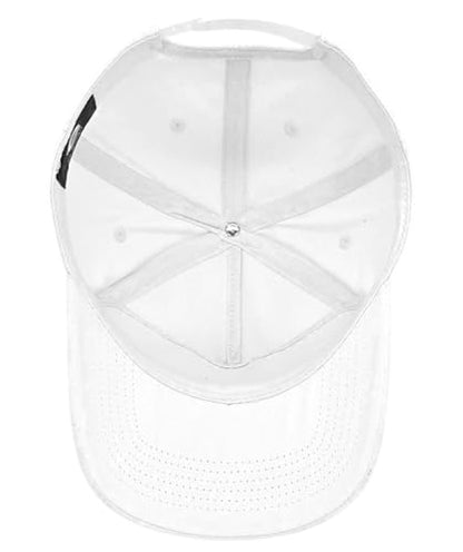 E BY ELIDAN A-Frame Trucker Hat, 5-Panel Blank Snapback - color: White