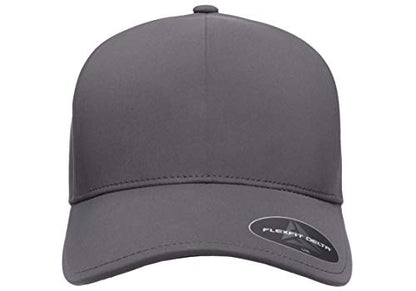 Flexfit Men's Delta Seamless Baseball Cap, Dark Grey, Large-X-Large
