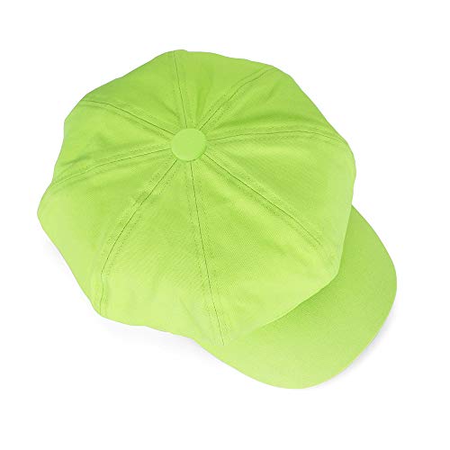 Newsboy Cabbie Baker boy hat Beret Cap for Women Pageboy Visor Paperboy Hat Sailor Fiddler Hat Adjustable - color: Green