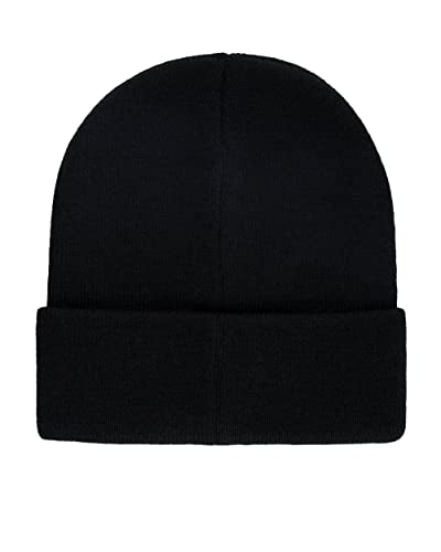 Levi's Mens All-Season Hero Beanie Soft Knit Cuffed Winter Hat, Warm & Comfortable Everyday Style - color: Black Solid