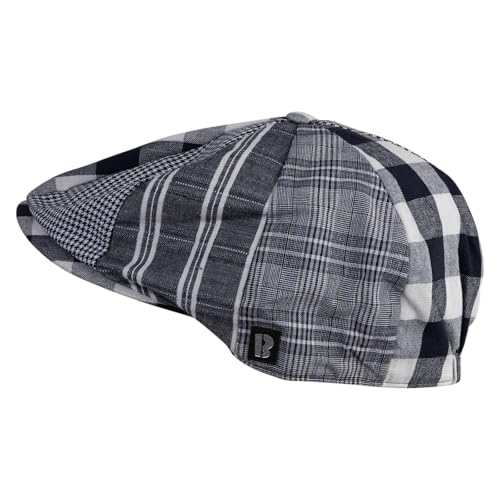 e4Hats.com Big Size 8 Panel Spring Patchwork Newsboy Hat - size: 3X-Large