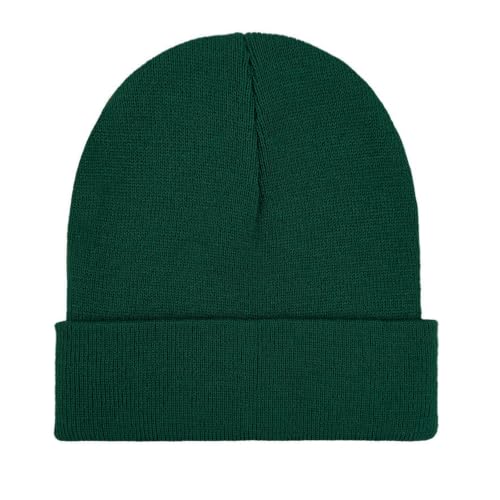 ZOORON Beanie for Men Women Slouchy Winter Beanie Hats Cuffed Skull Caps - color: 1pack-green