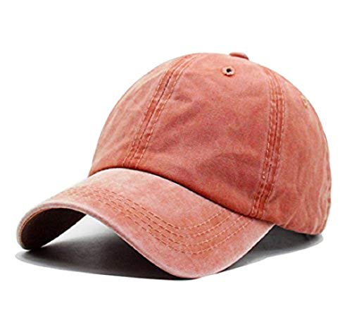 Mommy Jennie Unisex Vintage Washed Distressed Baseball-Cap Twill Adjustable Dad-Hat - color: A14-orange