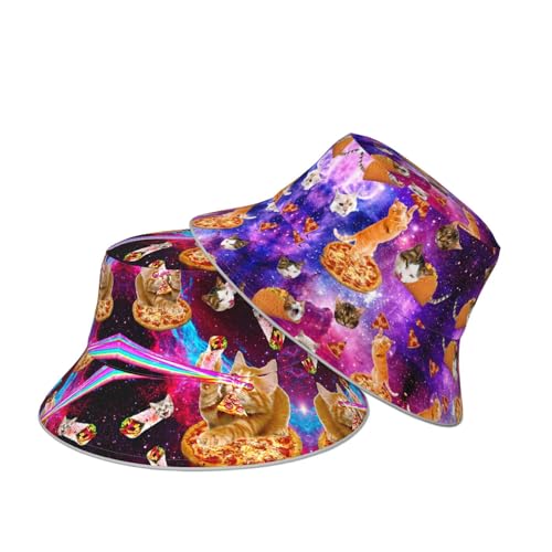 Bucket Hat Hat Reversible Fisherman Hats Double Sided Wearing Women Men - color: Black37