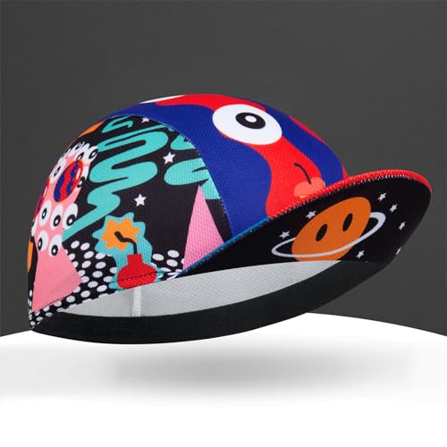 Cycling Cap for Man and Woman Cycling Hat Under Helmet-Polyester Breathable Sweat Absorbent - color: Bplan-24