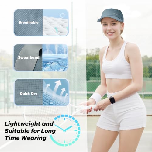 Sukeen Lightweight Running Hat for Women Sports Baseball Cap Unstructured - color: Grayish Blue