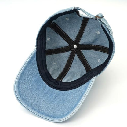Baseball Cap for Women Men Classic Strapback Hats Adjustable Sun Hat - color: Blue
