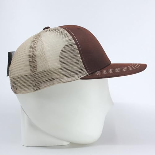 Heavy Washed Coated Canvas Wax-Look Adjustable Low Profile Men Women Baseball Cap - color: Maroon/Khaki