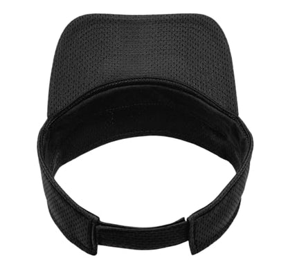 Id Tap that Golf Ball Sunset Retro Golfing Golfer Men Women Sport Sun Visor - color: Black