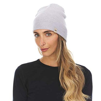 Minus33 Merino Wool Everyday Knit Wool Beanie - color: Ash Gray