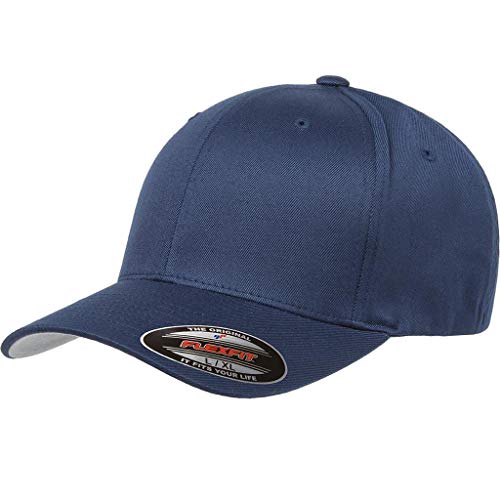 GNB CUSTOM EMBROIDERY LLC Plain 6277 Flex Baseball Men's Athletic Baseball Flex-Baseball Cap. Flex Baseball Baseball Hat. - color: Navy, size: Small-Medium
