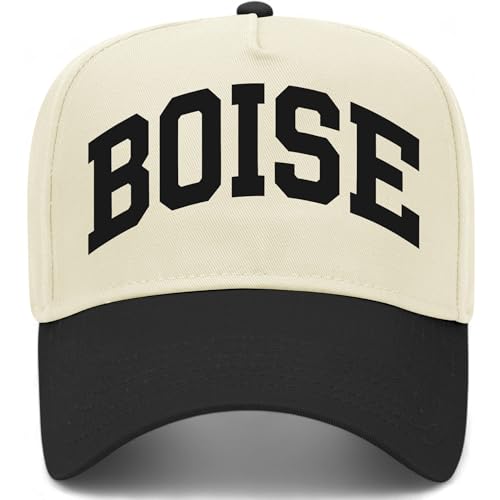 Boise Collegiate Hat - color: Black/Natural