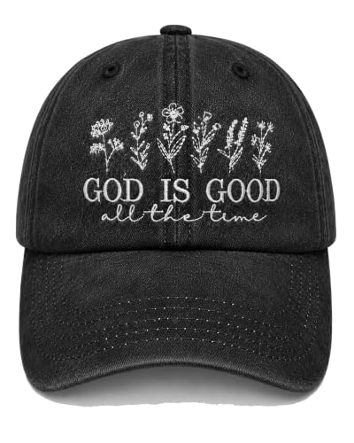 Man of God Husband Dad Embroidered Hat Camping Caps for Women - color: The Way the Truths the Lifes 9