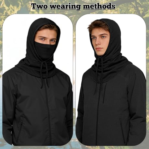 3 Packs Sun Protection Cooling Neck Cap Neck Gaiter with Cap Face Neck Flap for Garden Fishing Hiking