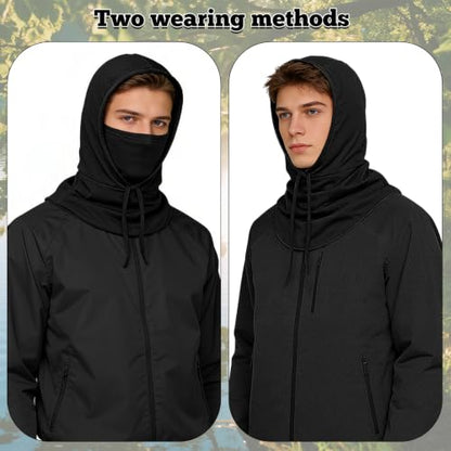 3 Packs Sun Protection Cooling Neck Cap Neck Gaiter with Cap Face Neck Flap for Garden Fishing Hiking