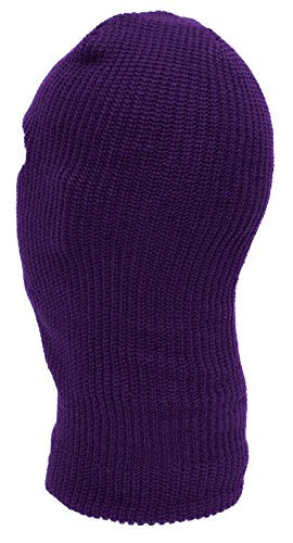 TOP HEADWEAR 3-Hole Winter Ski Mask - color: Purple